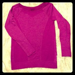 Reebok Spandex long sleeve workout shirt.